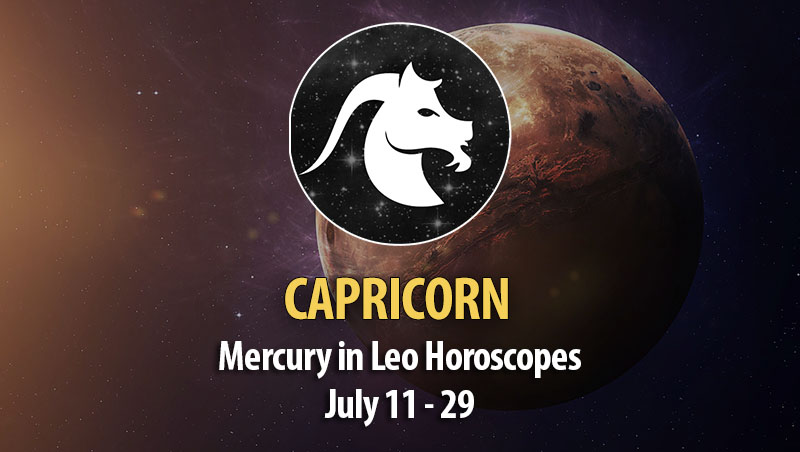 Capricorn - Mercury in Leo Horoscope