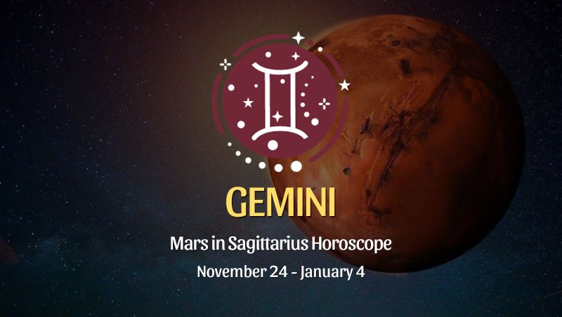 Gemini - Mars in Sagittarius Horoscope November 24, 2023