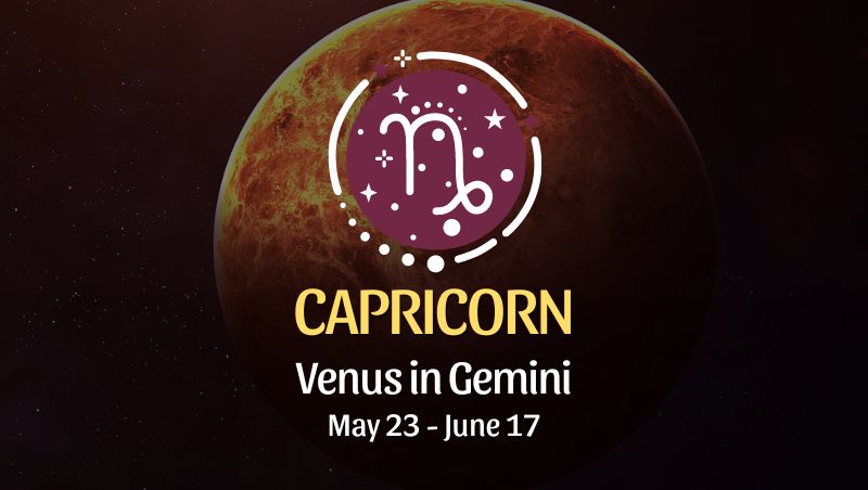 Capricorn - Venus in Gemini Horoscope