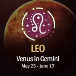 Leo - Venus in Gemini Horoscope