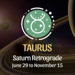 Taurus - Saturn Retrograde Horoscope