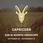 Capricorn: Sun in Scorpio Horoscopes