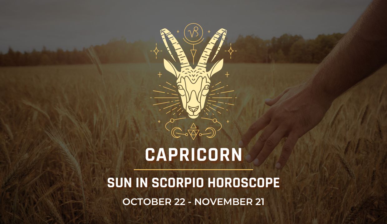 Capricorn: Sun in Scorpio Horoscopes