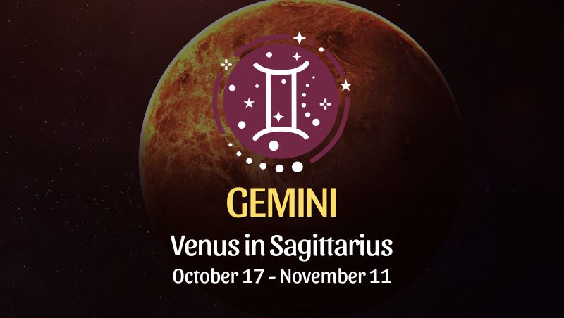 Gemini: Venus in Sagittarius - October 17, 2024