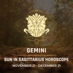 Gemini: Sun in Sagittarius Horoscope