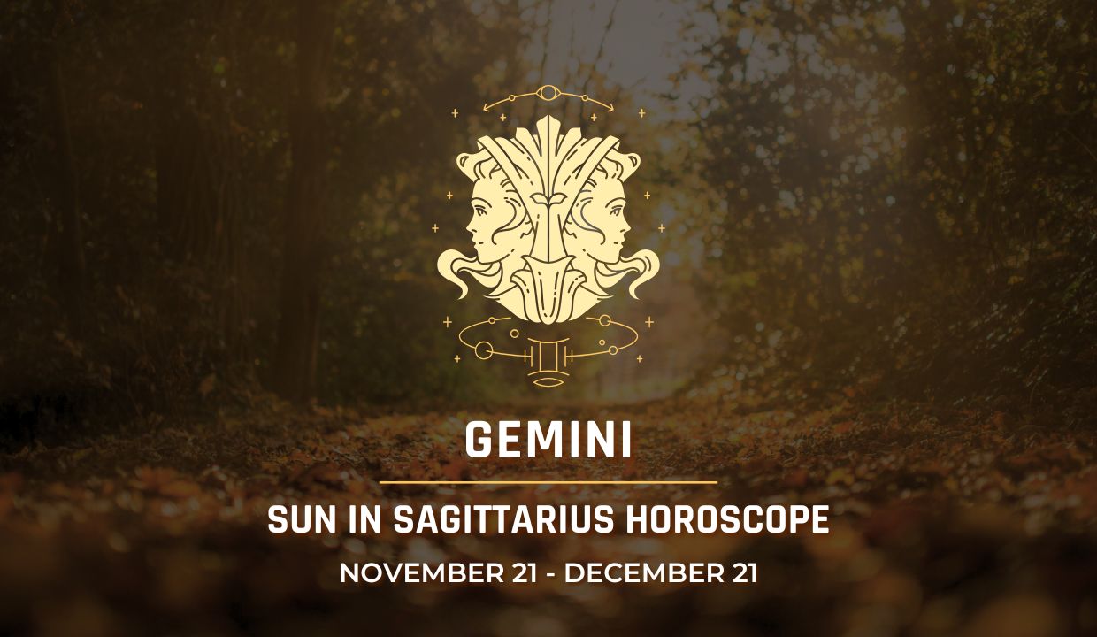 Gemini: Sun in Sagittarius Horoscope