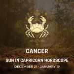 Cancer: Sun in Capricorn Horoscope