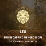 Leo: Sun in Capricorn Horoscope