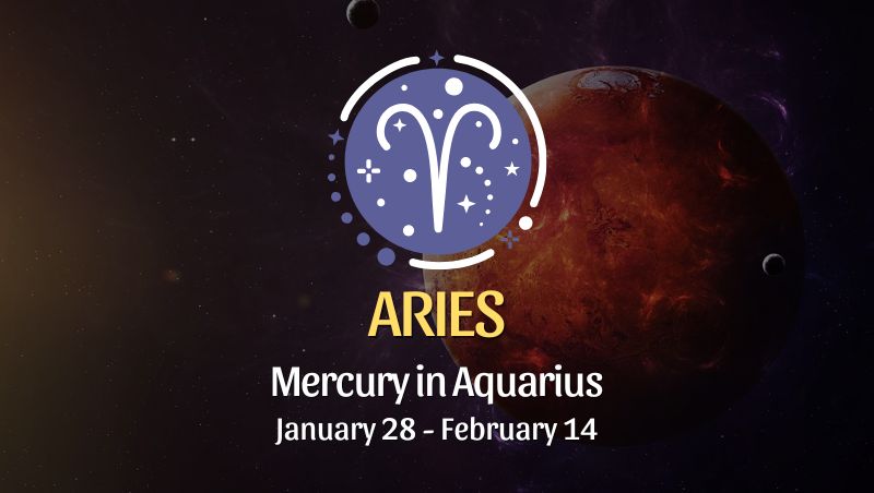 Aries: Mercury in Aquarius Horoscope - January 28, 2025