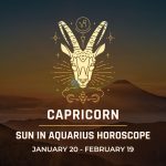 Capricorn: Sun in Aquarius Horoscope