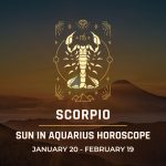 Scorpio: Sun in Aquarius Horoscope